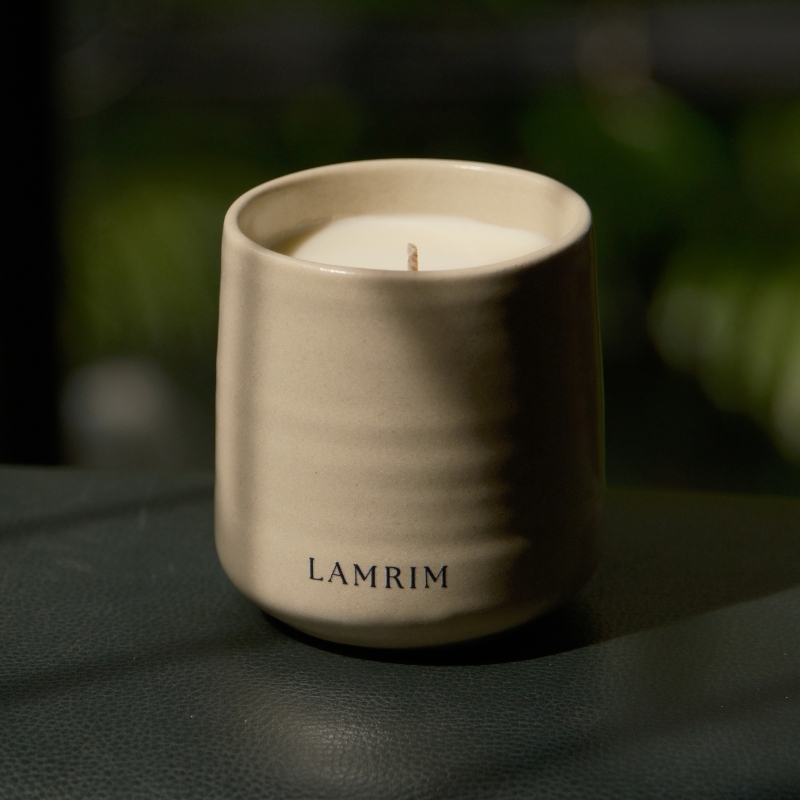 lamrim scent perfume candle เทียนหอม ผ่อนคลาย สงบ สมาธิ กลิ่นหอม